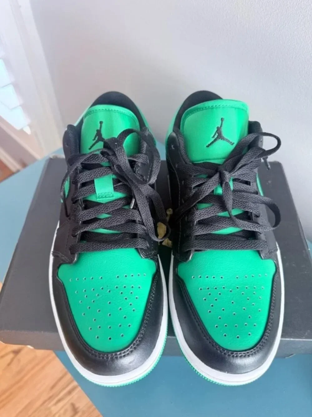 Jordan 1 Low Lucky Green Men's 7.5